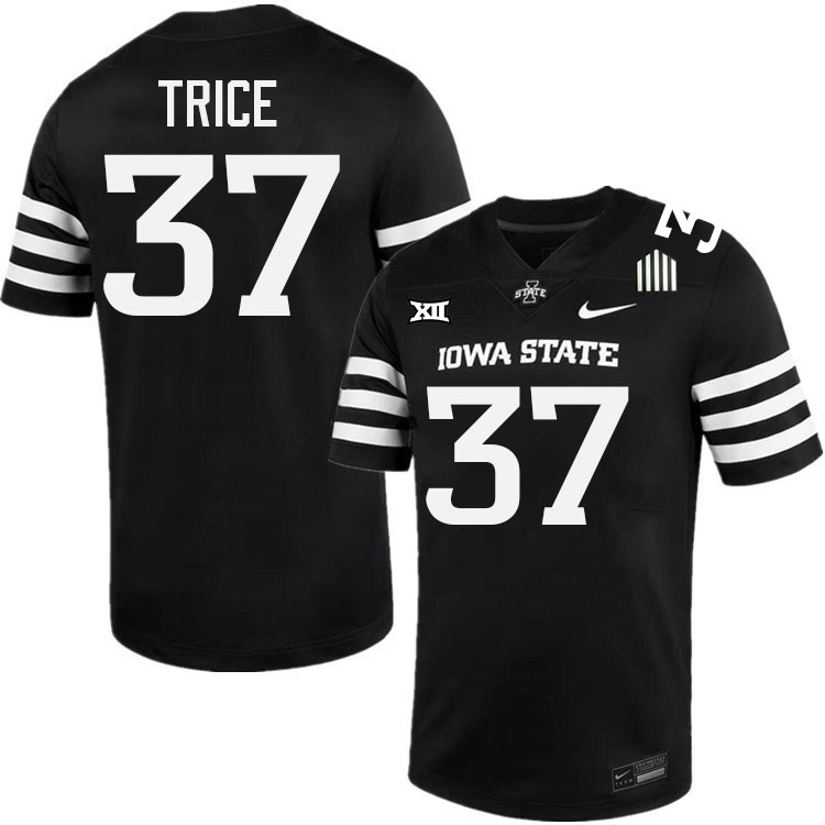 Jack Trice Jersey,Iowa State Cyclones #37 Jack Trice College Jersey Youth-Black